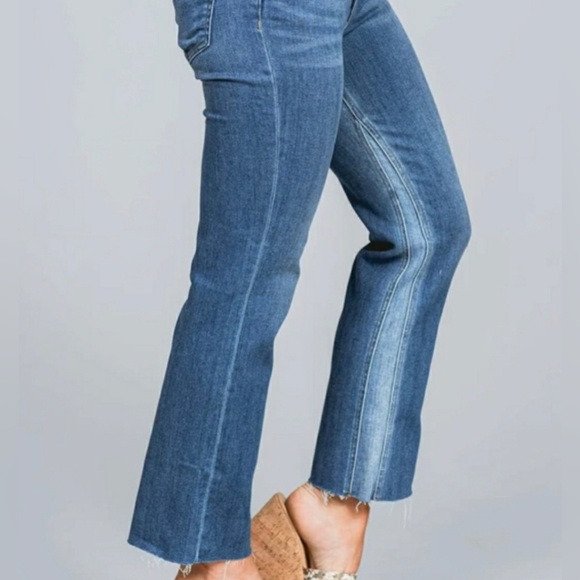 KUT from the KLOTH Jeans Women's Vintage Inspired Kelsey Ankle FLARE Size 12 NWT - Picture 2 of 7